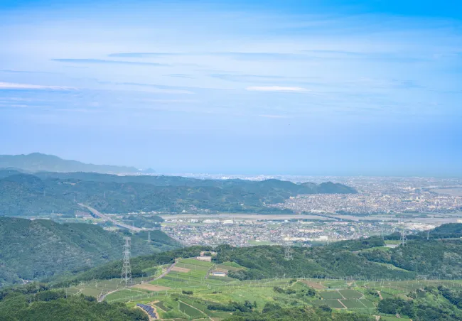 粟ヶ岳から見える景色